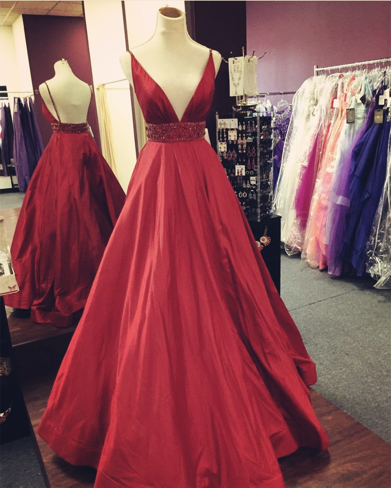 Burgundy Prom Dress,ball Gown Dress,long Formal Dresses 2018,sexy Evening Dress