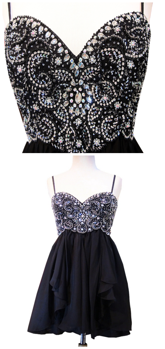 black 8th grade formal dresses