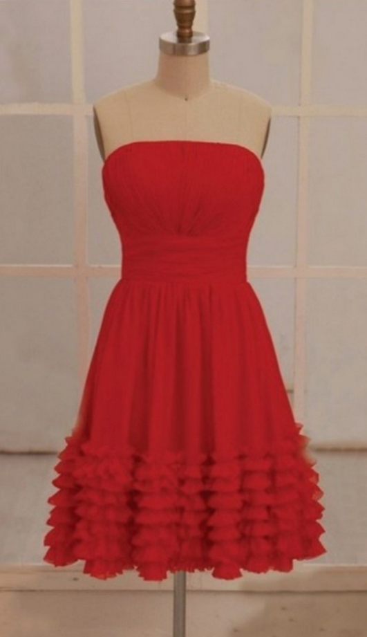 Short Sleeveless Zipper V-neck Hem Short/mini Homecoming Dress Dresses