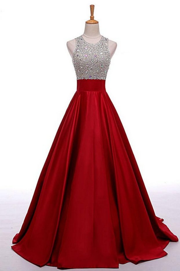 Prom Dress,prom Dresses For Teens,satin Evening Dresses on Luulla
