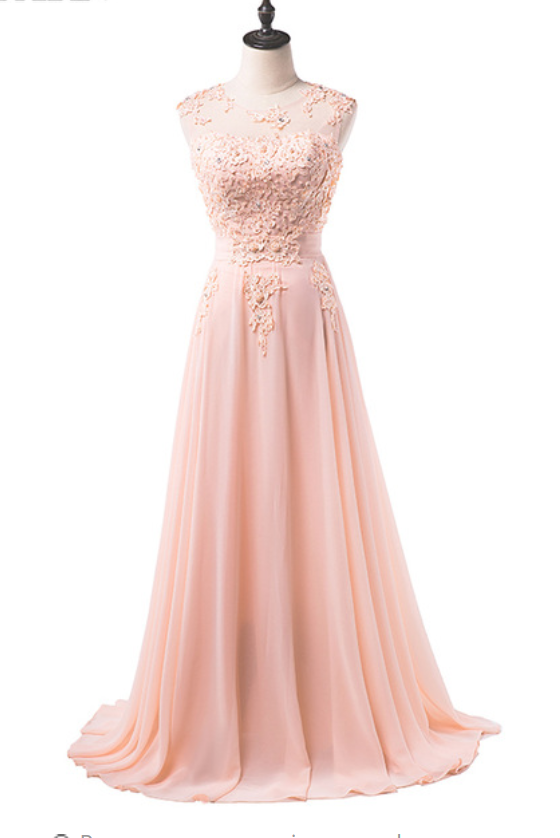 To A Formal Evening Gown With A Dress And Elegant Pink Lace Chiffon - A Woman's Prom Gown