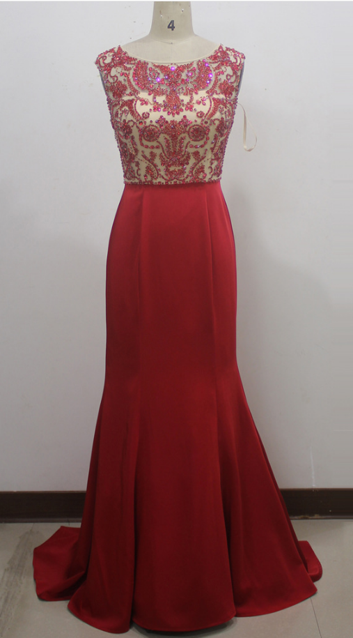 Red Prom Dresses Evening Dress Formal Party Red Carpet Dress Party