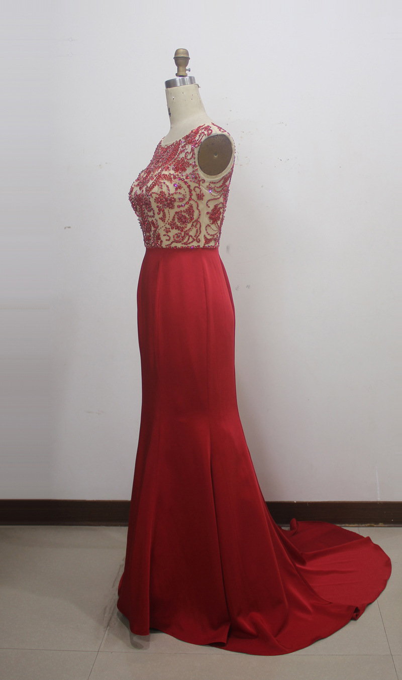 Red Prom Dresses Evening Dress Formal Party Red Carpet Dress Party ...