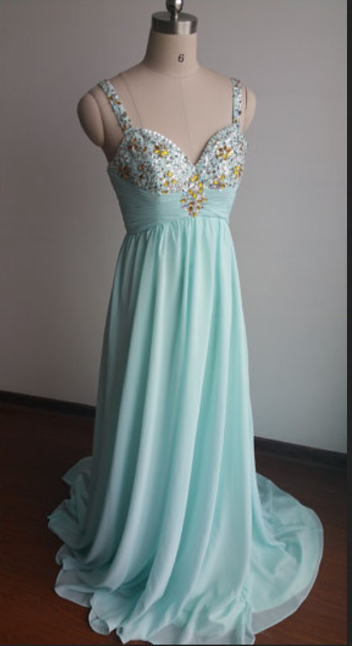Long Chiffon Prom Dresses, Party Dresses, Party Dresses Floor Length Party Dresses