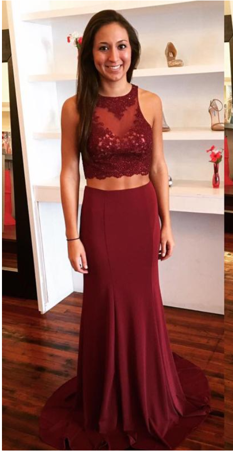 formal wedding guest dress midi Sparkly Dark Magenta Jewel Black Long Prom Dresses 2021 main image 1