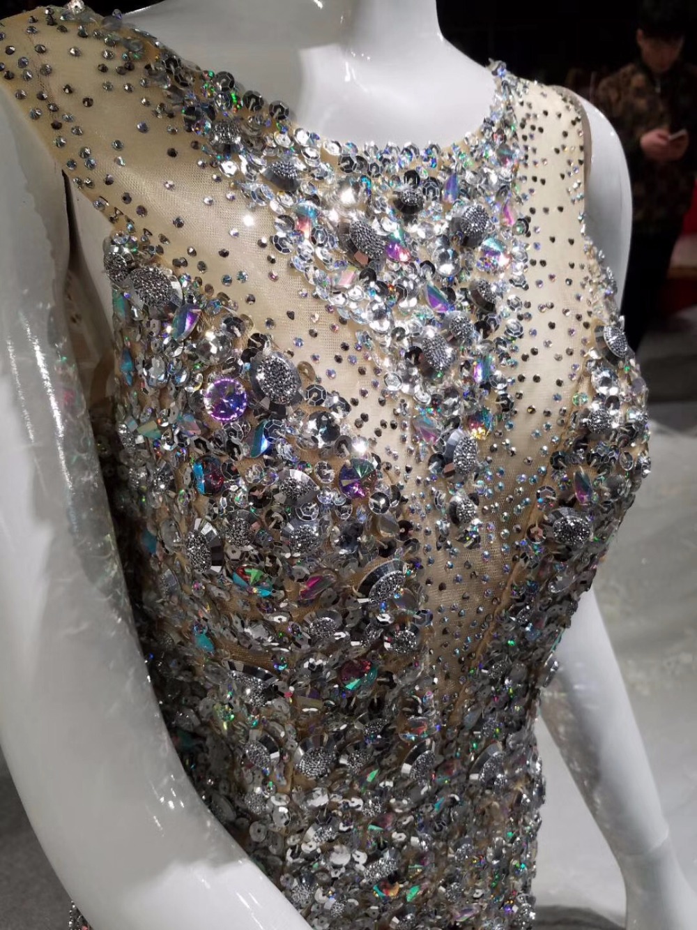 Charming Sparkly Mermaid Sequins Long Prom Dresses     fg2935