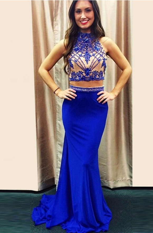 sorority formal dress websites Unique Mermaid Sweetheart Dark Green Lace Split Prom Dresses,Two Piece Prom  Dresses,MP538