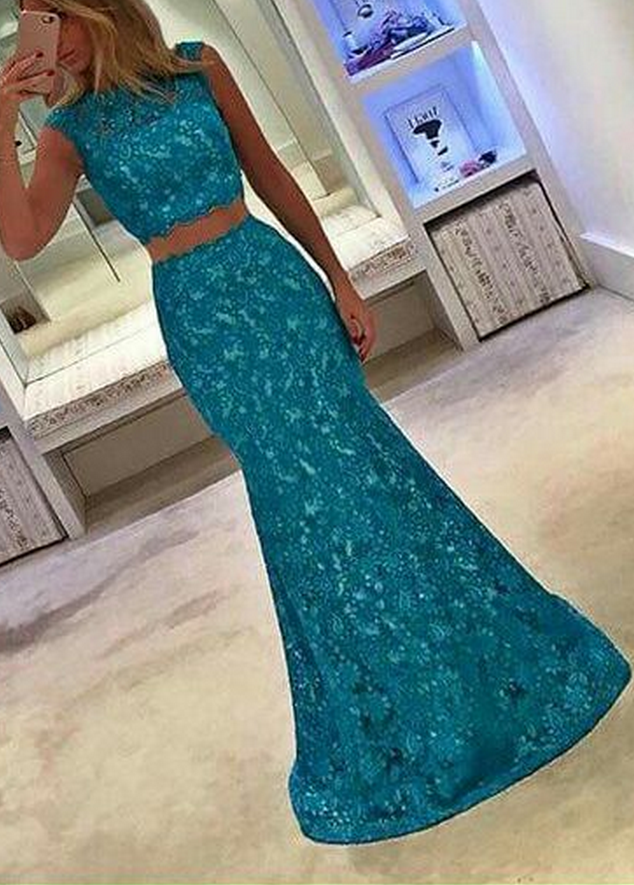Blue Lace 2 Ball Gown, Party Dress,