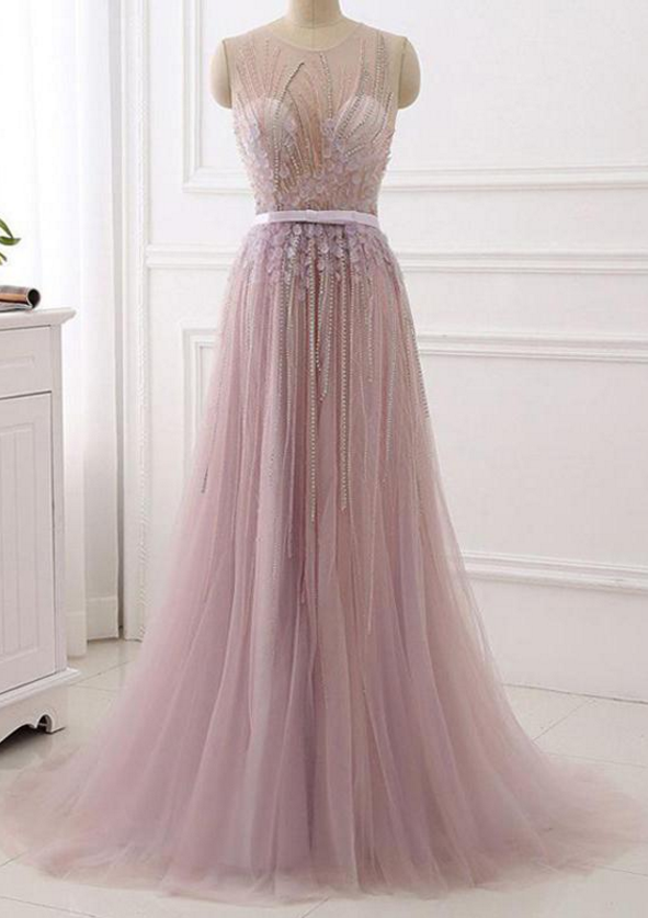 Real Made Beading Elegant Prom Dress,long Prom Dresses,prom Dresses,evening Dress, Evening Dresses,prom Gowns, Formal Women Dress