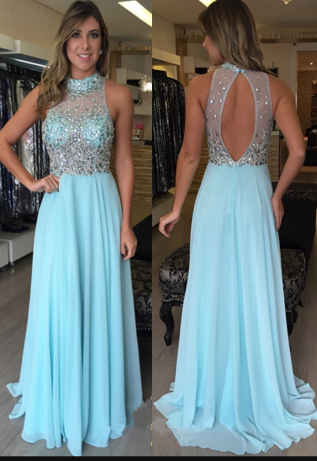 Light Blue Prom Dress,prom Dress Open Back, Long, Prom Dress, Prom Dress,homecoming Dress, 8th Grade Prom Dress,holiday Dress,evening Dress