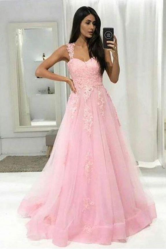 Sexy Dark Pink Tulle Prom Dresses|Sweetheart Deep Split Evening Dress Y1739