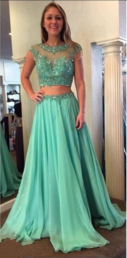 affordable junior prom dresses Ruffle Skirt Prom Dress Spaghetti Strap Junior Prom Dress PG889 US0 / Sky Blue