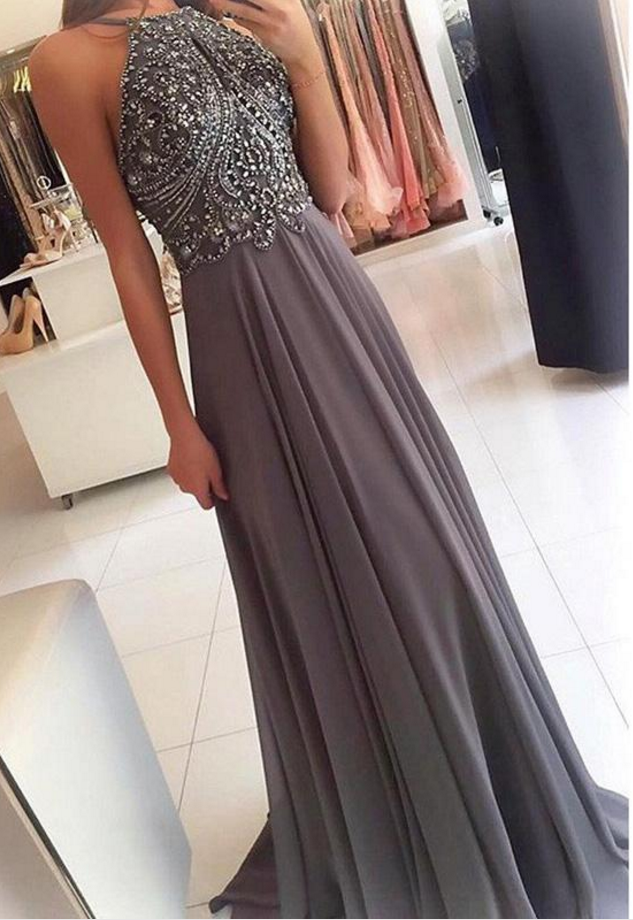 wrap around homecoming dresses Gray Long Prom Dress, Gray Tulle Ball Gown Formal Dresses Custom Size / Custom Color
