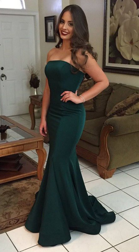 Gold Sequin Mermaid Prom Dresses, Backless Prom Dresses, Simple Prom Dresses, Long Prom Dresses, PD0407