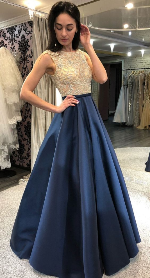 slim fit dress slacks Elegant Navy Blue Spaghetti Strap Mermaid Prom Dress with Beaded Bodic –  vigocouture