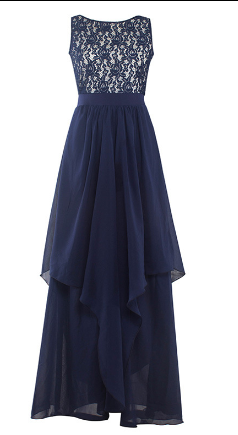 knee length dresses for ladies Eb&Ive Alegria Splice Maxi Dress – Teal main image 0