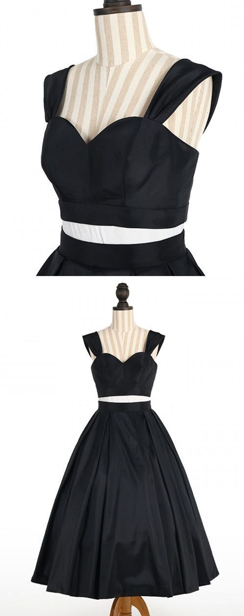 A-line Off-the-shoulder Short Black Homecoming Dress,simple Homecoming Dresses, Prom Dress,formal Dress