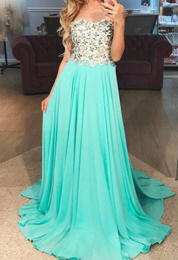 Sexy Long Prom Dress,chiffon Evening Dress