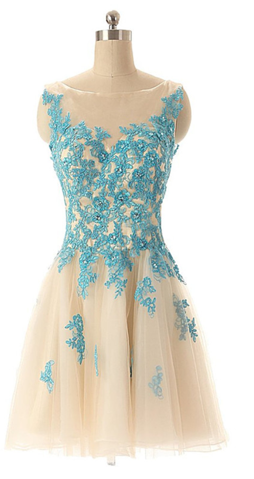 Tulle Homecoming Dress champagne Homecoming Dress lace Homecoming Dress short Prom Dress country Homecoming Gowns sweet 16 Dress simple