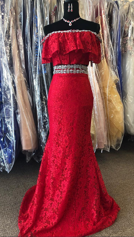 Red Lace Prom Dresses, Red Prom Dresses on Luulla