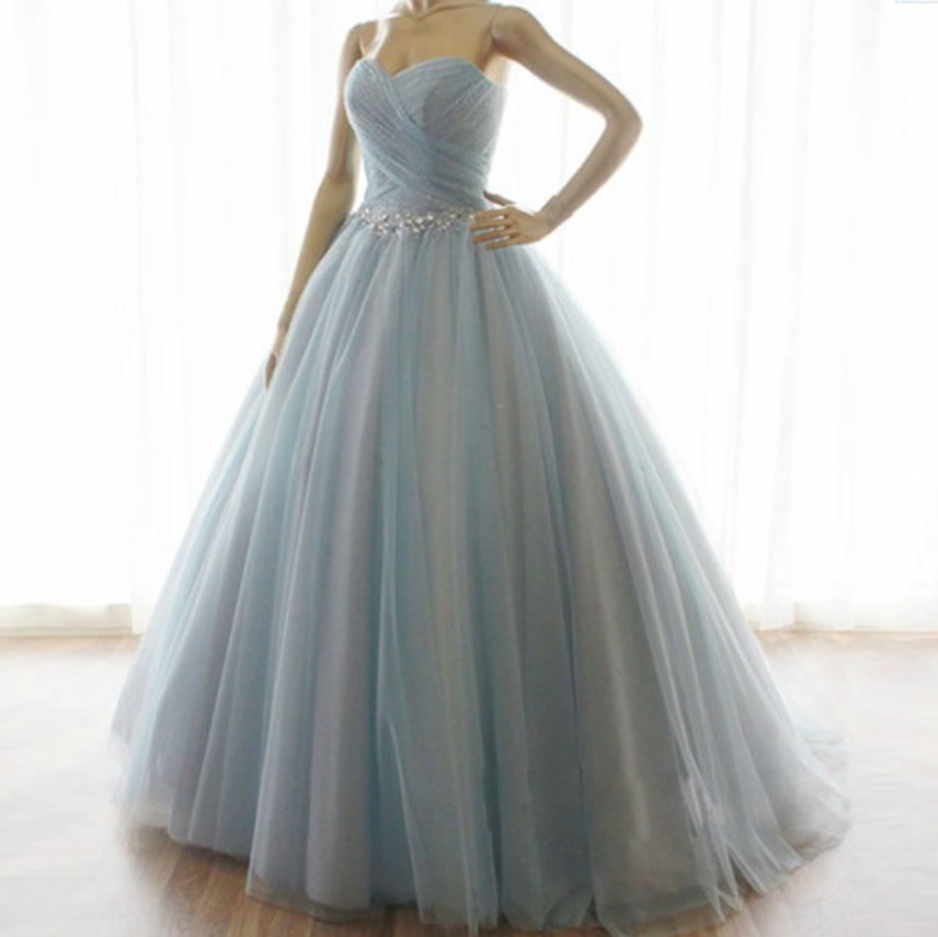 Chic Sweetheart Front Split Evening Party Gowns Charming Formal Dresses main image 1