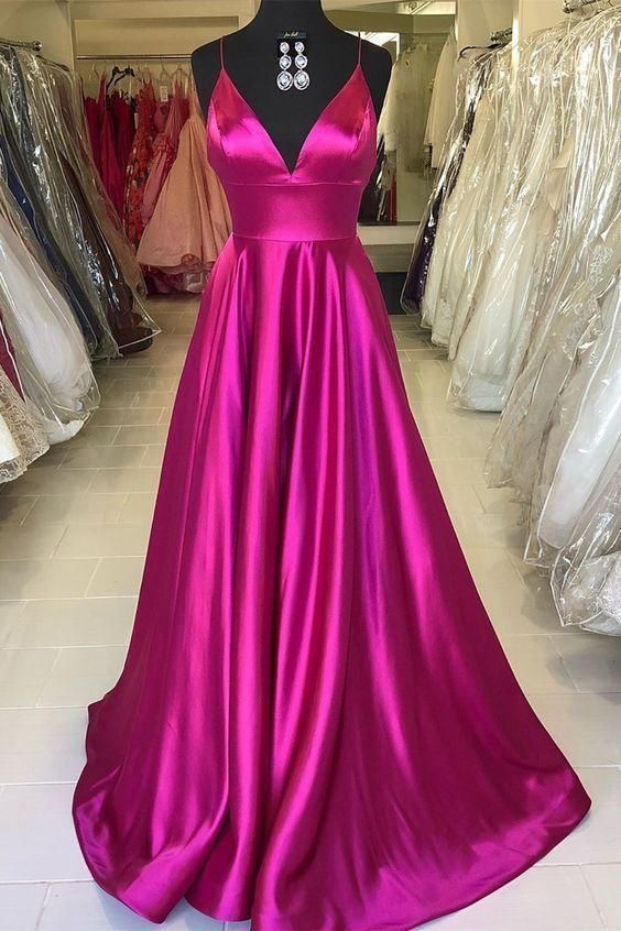 Spark Queen Prom Dresses Elegant, Rose Red Prom Dress Evening Dress Formal Occasion Party Dress
