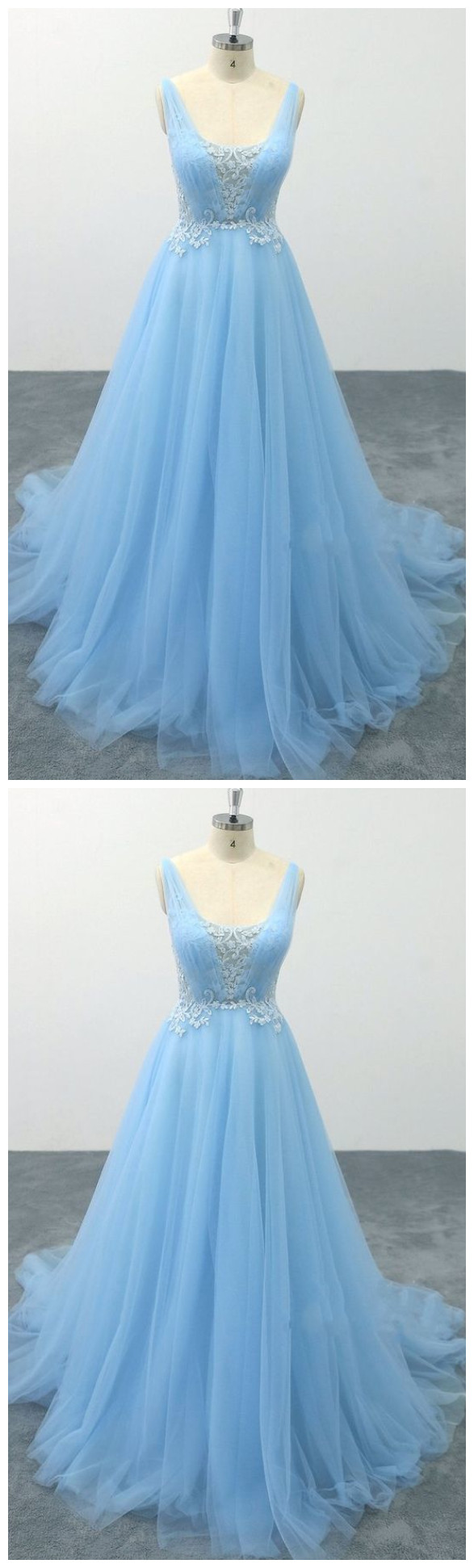 Open Back Lace/tulle Long Prom Dress 8th Graduation Dress Custom-made Wedding Party Dress