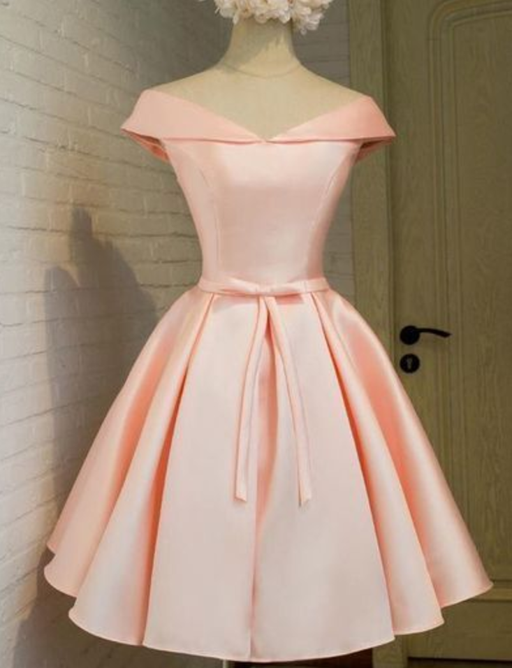 Satin Homecoming Dresses,sexy Party Dress,charming Homecoming Dress,graduation Dress,homecoming Dress