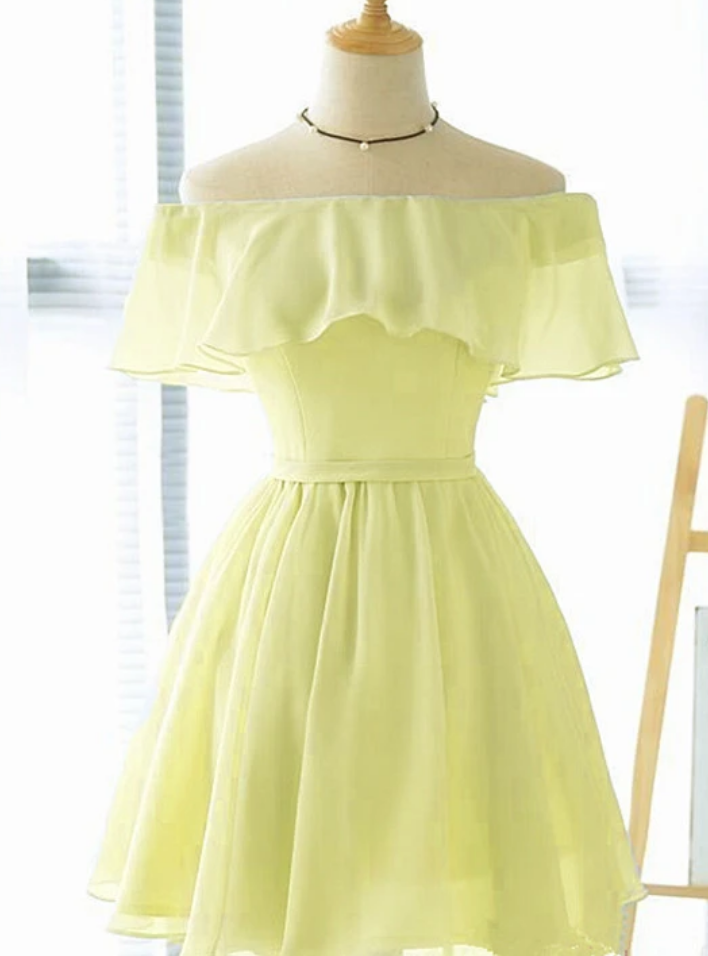 selfridges bridesmaid dresses Yellow Bridesmaids Dresses Prom dress satin long dress(There are 4 sty –  formalgowns main image 0