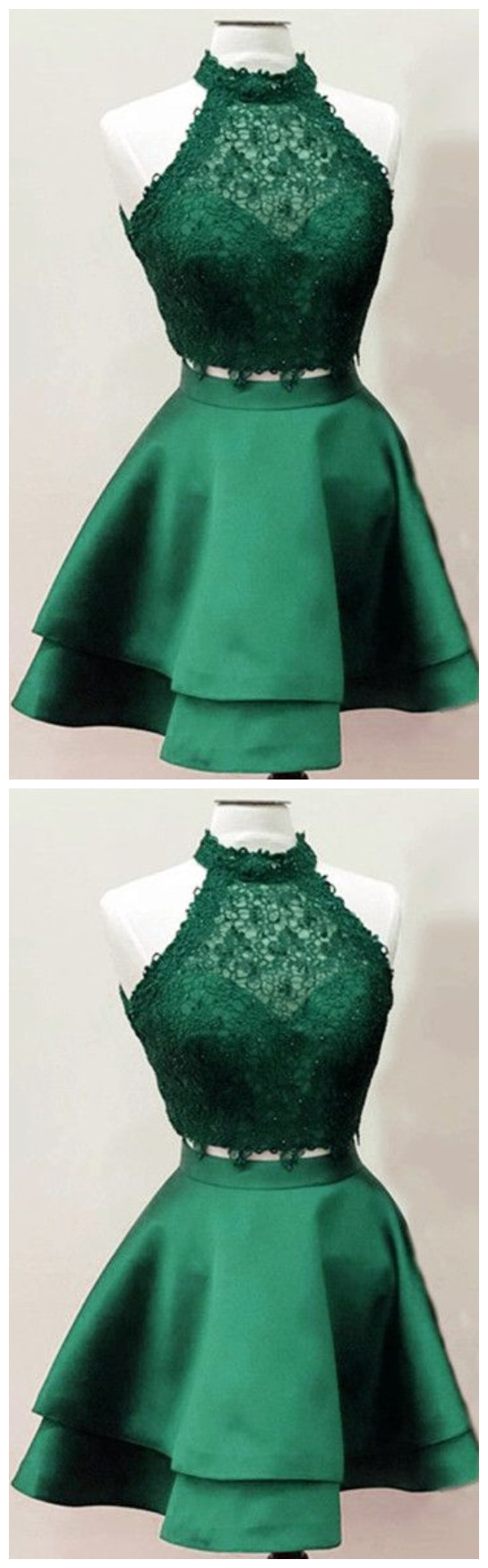 Homecoming Dresses,emerald Homecoming Dresses,two Piece Homecoming Dress on  Luulla