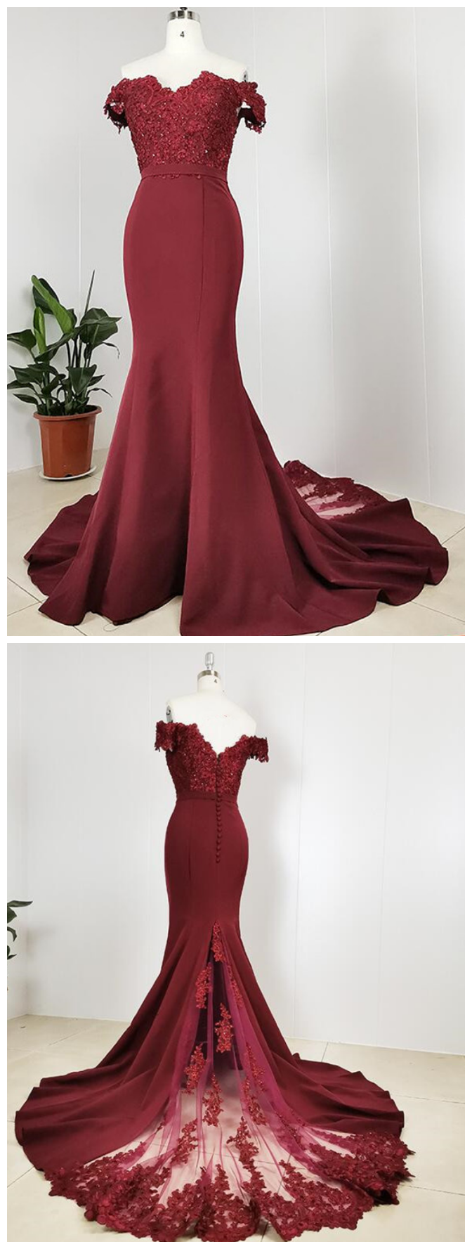 Gorgeous Sweetheart Lace Applique Party Dress, Bridesmaid Dress
