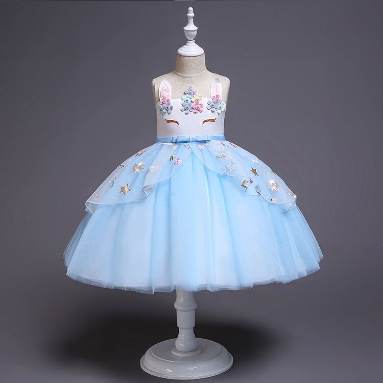 Flower Girl Dresses, Girl's Dress Princess Flower Child Wedding Dress ...