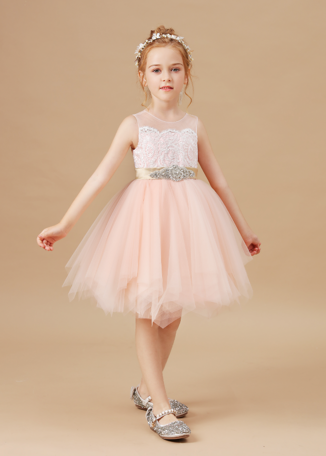 wedding dress flowers embroidered Andrea & Leo A1383 Long Formal Floral A Line Printed Prom Dress main image 0