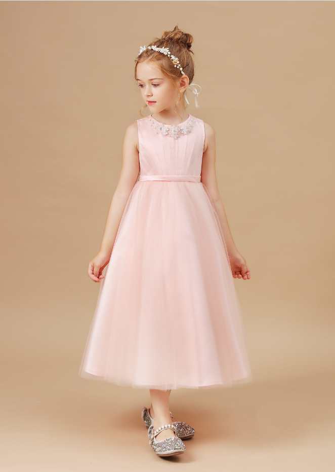 Flower Girl Dresses,kid Dress For Girl Birthday Christmas Clothes Party Costume Children Wedding Party Prom Princess Kids Baby Banquet Clothes