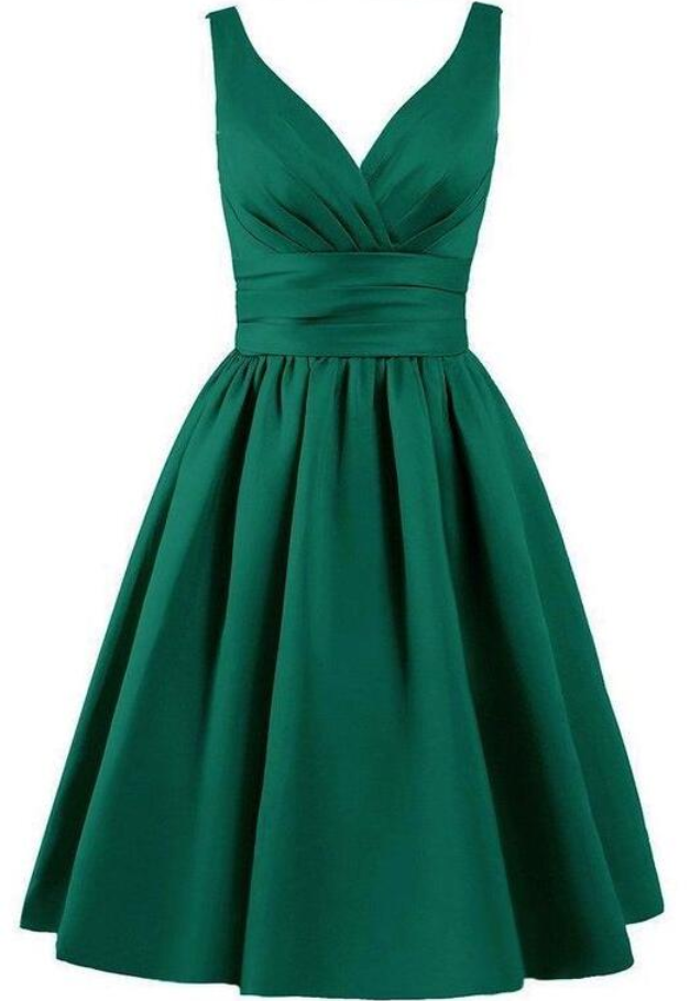 Emerald Green Prom Dress,green Homecoming Dress, Prom Dress, Homecoming Dress, Short Homecoming Dress
