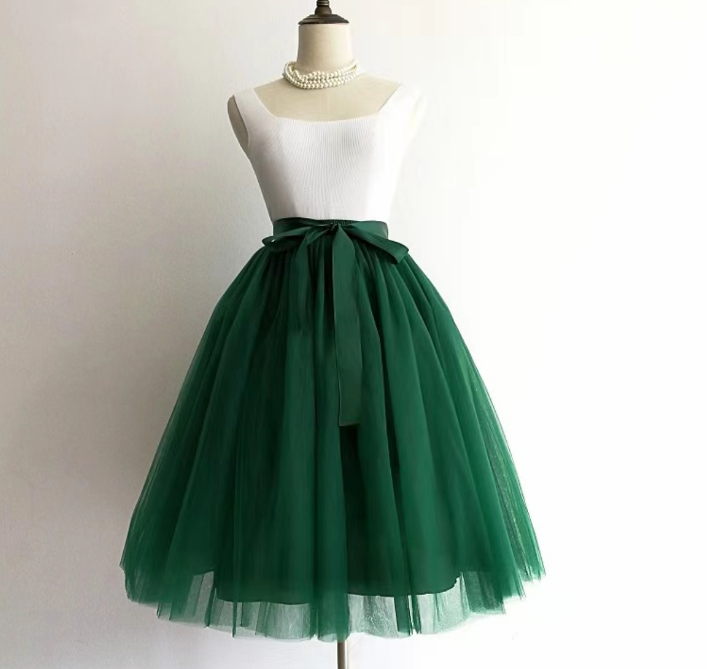 Homecoming Dresses,net gauze adult skirt, spring and summer A-line skirt