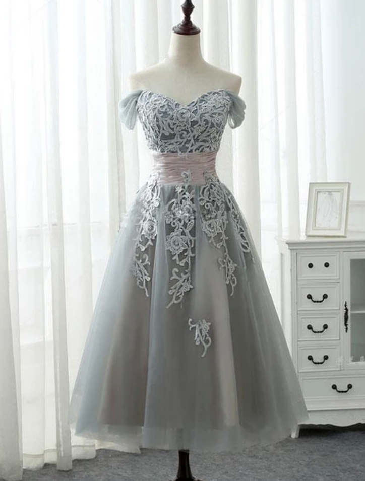 Prom Dresses,lace Tulle Prom Dress, Lace Evening Dress
