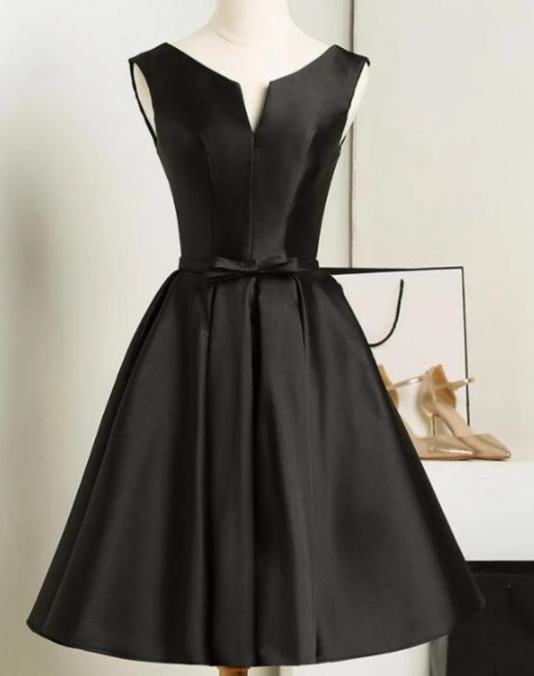 Homecoming Dresses,v-neckline Knee Length Party Dress, Homecoming Dress Prom Dress