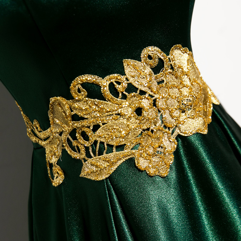 Prom Dresses,evening Gown, Canoe Neckline, Aline, Shoulder Length