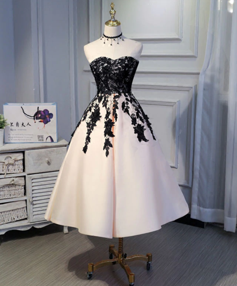 Prom Dresses, Lace Short Prom Dress, Lace Evening Dress