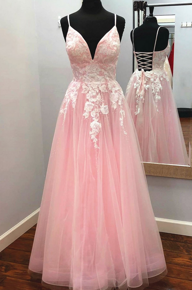 Prom Dresses,lace Up Back, Evening Dress, Formal Dress, Graduation School Party Gown