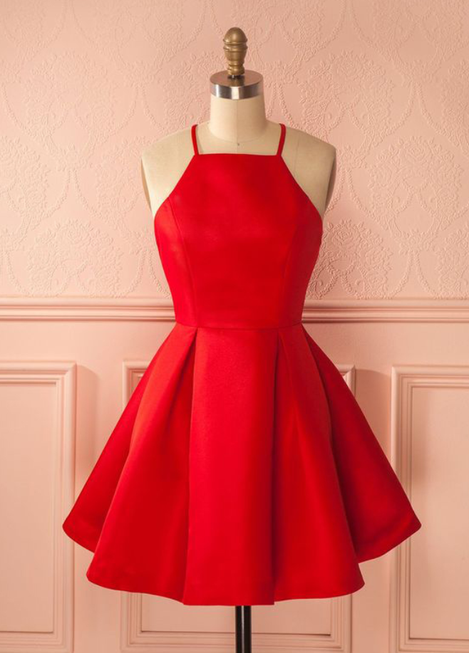 Homecoming Dresses, Homecoming Dresses,beautiful Homecoming Dresses,satin A-line Homecoming Dress,cocktail Dresses,cute Dresses,party Dresses