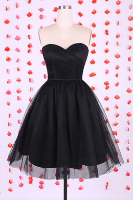 mini black prom dress Short Black La Femme Sequin Homecoming Dress -PromGirl Black / 4 main image 0