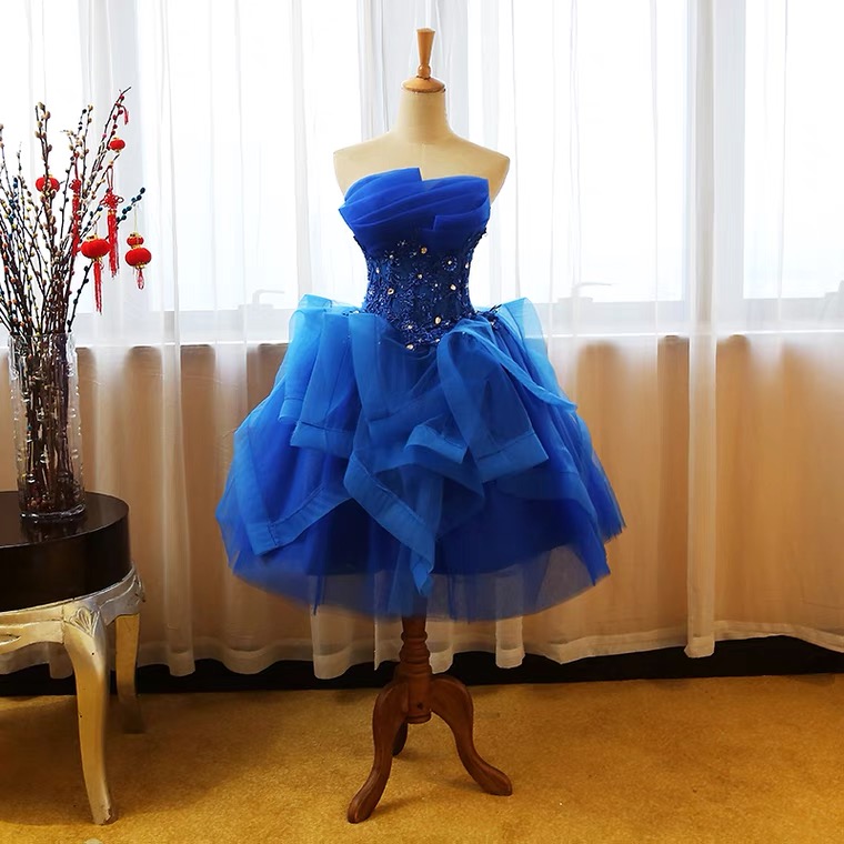 Short Bouffant Dresses, Bridesmaid Dresses, Strapless Homecoming Dresses on  Luulla