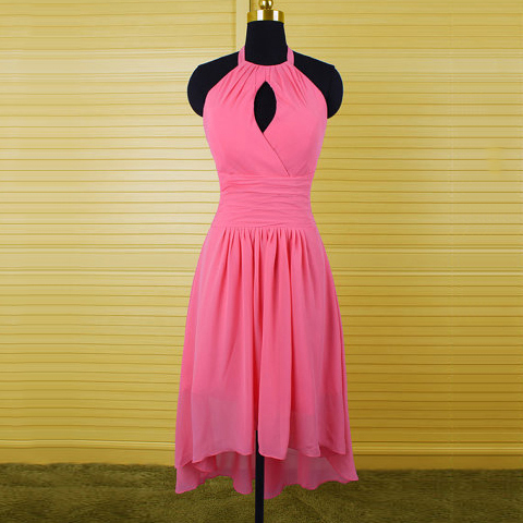blue dress for baby girl Chiffon Convertible Sleeveless Bridesmaid Dress| Plus Size