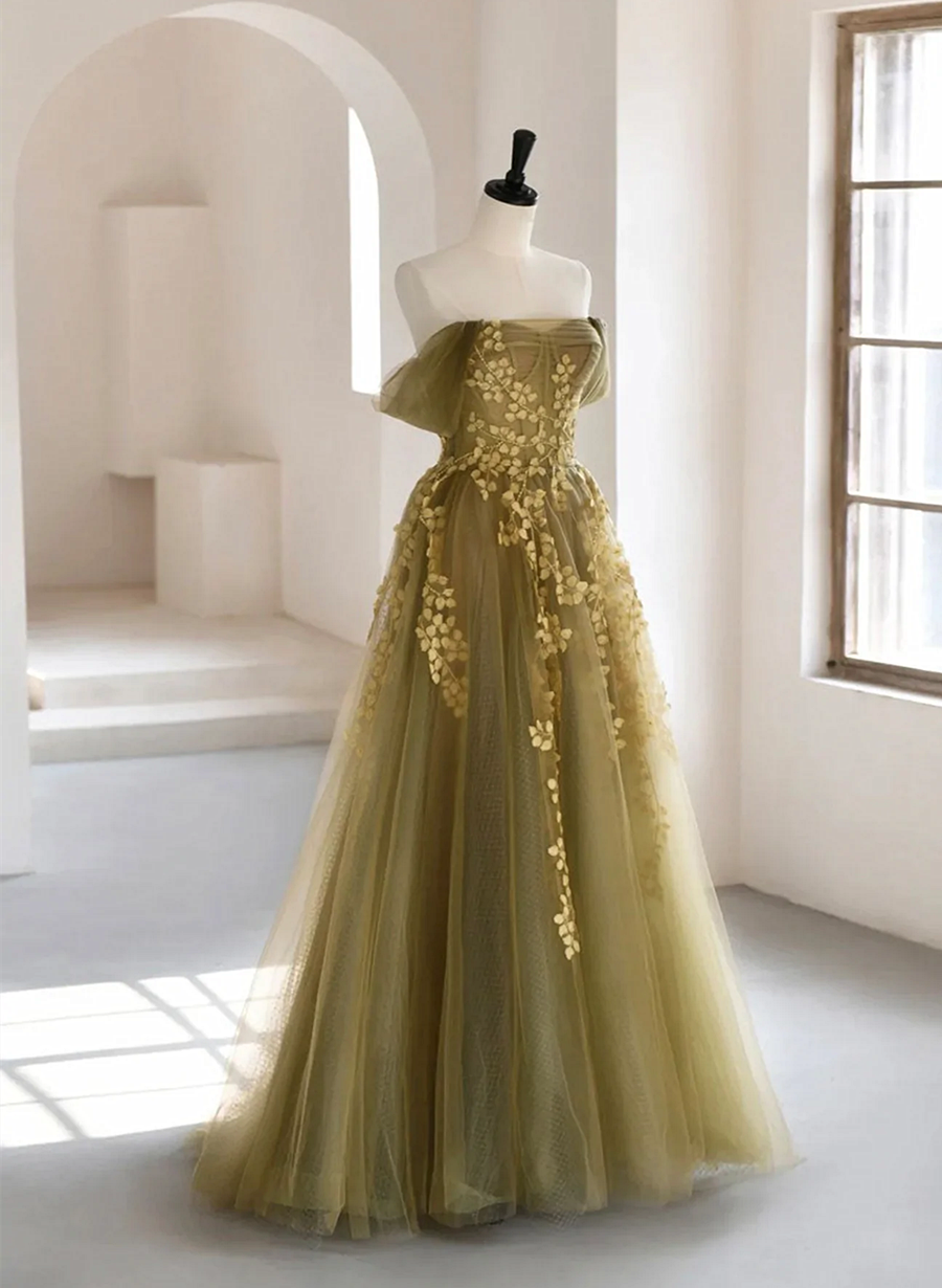 Elegant Lace Sweetheart A-line Tulle Formal Prom Dress, Beautiful Long Prom Dress, Banquet Party Dress Elegant Lace Sweetheart A-line Tulle Formal Prom Dress, Beautiful Long Prom Dress, Banquet Party Dress