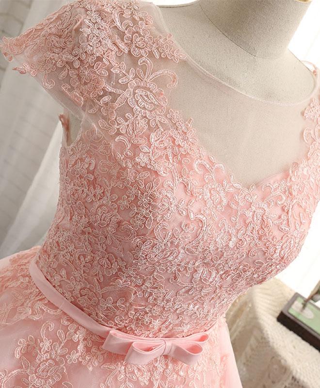 Elegant Sweetheart Lace Tulle High Low Homecoming Dress Beautiful Short Dress Banquet Party