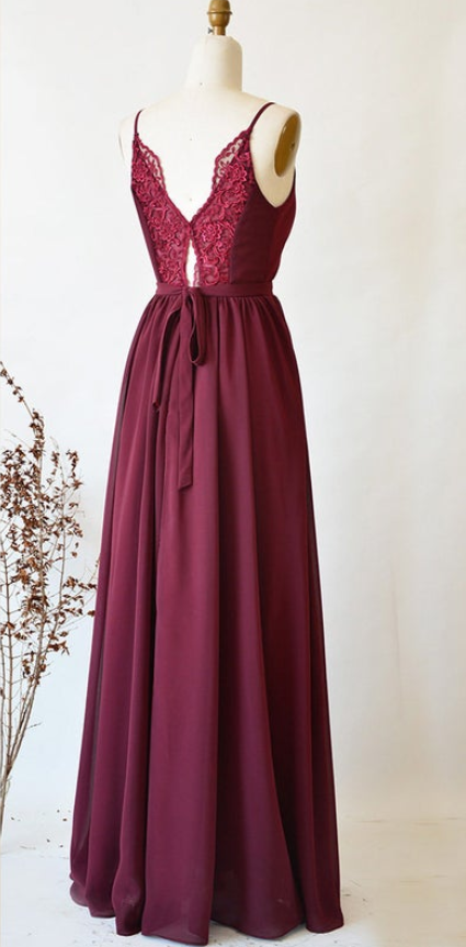 Beautiful Chiffon Print A Line Prom Dress Formal Party Evening Dress  cc1386