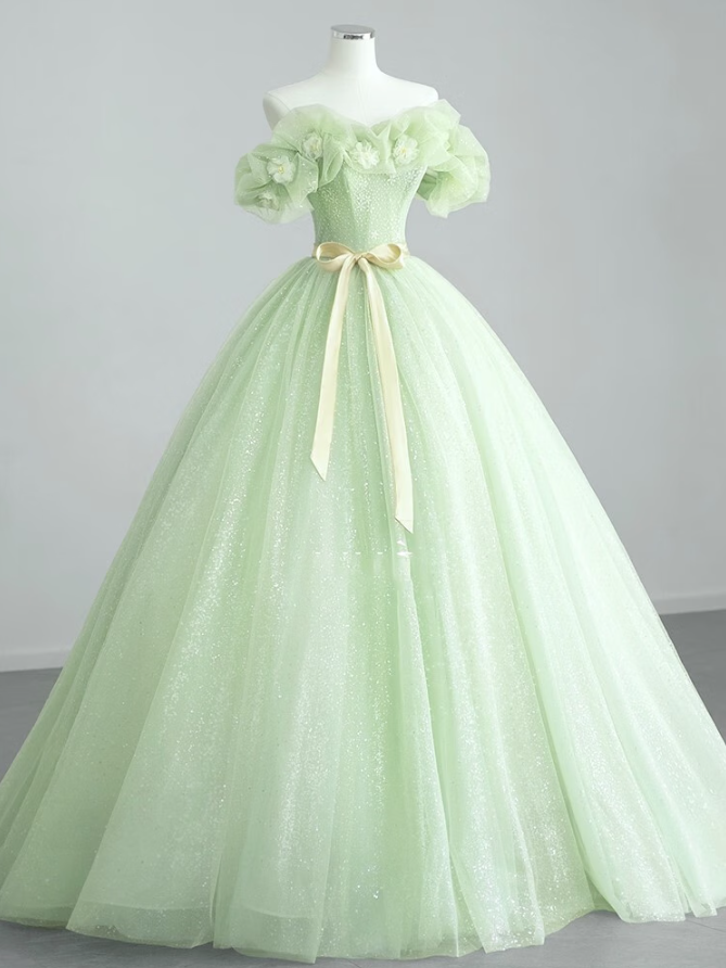 Prom Dresses,green Sweetheart Evening Gowns Dresses High-end Light Luxury One Shoulder Dresses Graduation Gowns