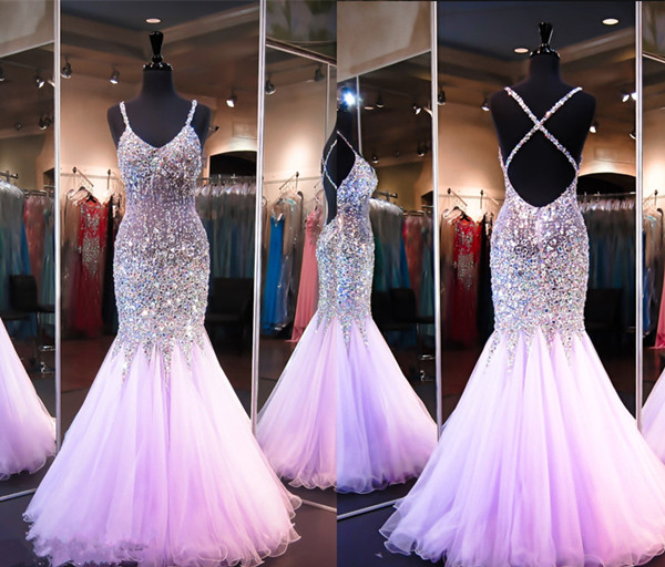 Backless Prom Dress Prom Dress, Floor-length Prom Dress